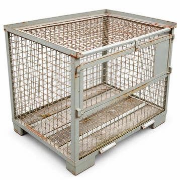 Gaascontainer / gitterbox met klep en deksel 1235x840x975 mm, Ophalen of Verzenden