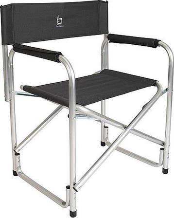 Bo-Camp - Regisseursstoel - Aluminium - Grijs, Verzenden, Nieuw