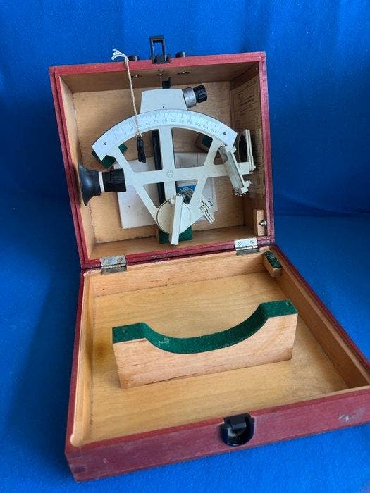 Sextant - Metaal, Hout - VEB - VEB Freiberger Sextant, Verzamelen, Fotografica en Filmapparatuur