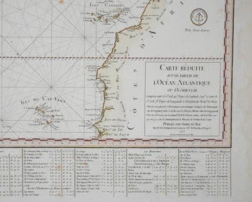 Atlantic Ocean - Franse zeekaart; Bellin - Carte Reduite, Nieuw