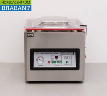 HCB RVS Vacuummachine Vacumeermachine Dubbele seal 400 mm, Ophalen of Verzenden, Nieuw in verpakking