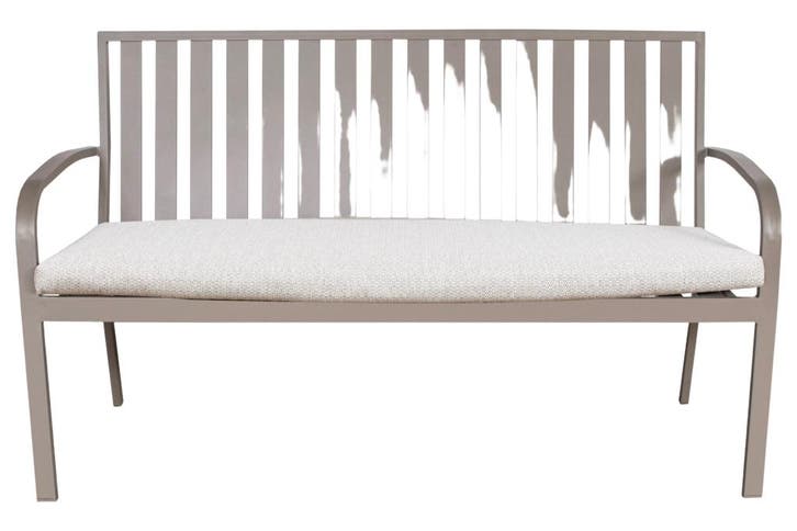 S&S import/export  Sensline Milan 3-zits tuinbank – taupe -, Tuin en Terras, Tuinbanken