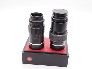 Leitz Wetzlar Black Anodized Telephoto Set - Elmarit 90mm