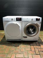 KORTING! AEG 8KG WASMACHINE AEG 8KG Warmtepompdroger!, Energieklasse A of zuiniger, 1200 tot 1600 toeren, Minder dan 85 cm, 8 tot 10 kg