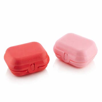 Tupperware Snackdoosjes Roze, Huis en Inrichting, Ophalen of Verzenden, Nieuw