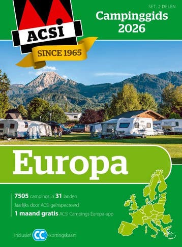 Acsi Campinggids Europa 2026 |  | Nieuw, Ophalen of Verzenden, Nieuw