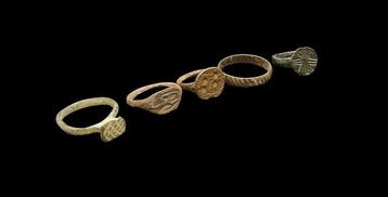 Middeleeuws Brons Ringen voor kinderen - 20 mm (Zonder