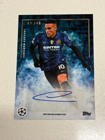 2021/22 Topps UEFA Champions League Lautaro Martinez 47/49, Nieuw