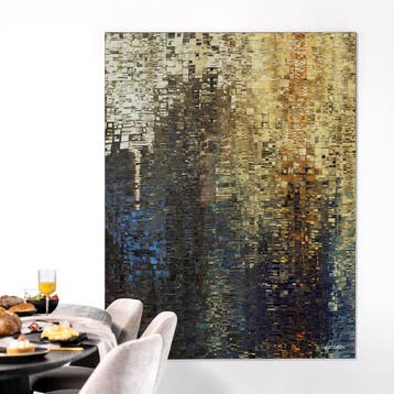 *WOONWINKEL* Urban Cotton Drops Wandkleed In Frame L 145x190, Verzenden, Nieuw