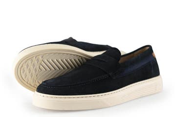 Bullboxer Loafers in maat 45 Blauw, Loafers, Zo goed als nieuw, Bullboxer, Verzenden
