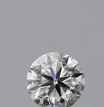 1 pcs Diamant (Natuurlijk) - 0.30 ct - Rond - E - IF -, Nieuw