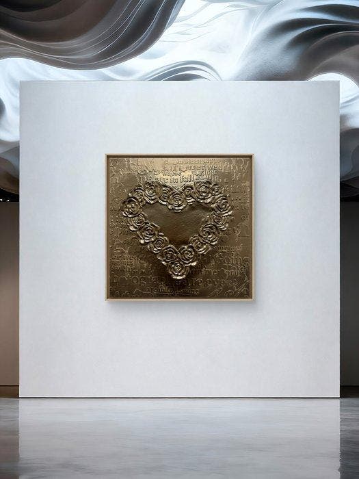 LeeJaimy - Soft Gold, Wild Heart, Antiek en Kunst, Kunst | Schilderijen | Modern