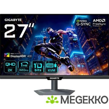 Gigabyte M27Q3 27  Quad HD 320Hz OC IPS Gaming monitor, Computers en Software, Verzenden, Nieuw, Gigabyte