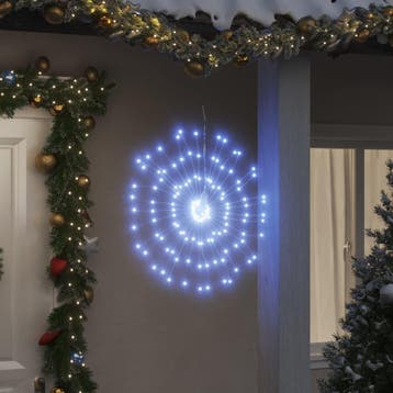 vidaXL Kerstverlichting vuurwerk 2 st 140 koudwitte LEDs 17, Verzenden, Nieuw