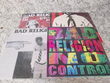 Bad Religion - 4 x albums - Christmas Songs - Candy Cane LP, Nieuw in verpakking