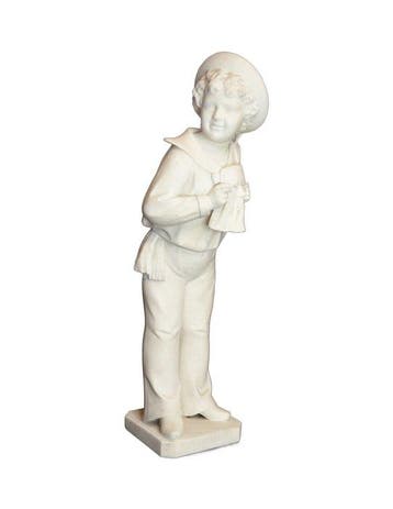 Rara Scultura in marmo bianco di Carrara – attribuita a