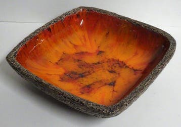 Jan Van Erp - Schaal - Keramiek - Fat Lava