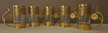 ISMIE LUX - Drinkservies (5) - Prachtige sieraden bedekt met
