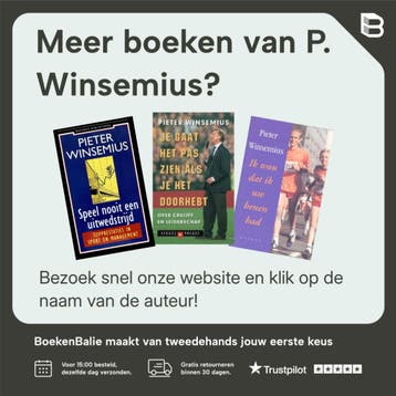 Je gaat het pas zien als je het doorhebt - P. Winsemius, Verzenden, Gelezen, P. Winsemius
