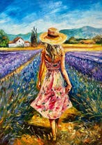 Yuni R. P - Paseo por el Campo de Lavanda