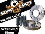 Spacers 5x120 65,1 VW T5 T6 T6i Spoorverbreders 15mm, Verzenden