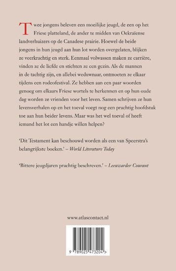 Testament van de ziel 9789025473204 Hylke Speerstra, Verzenden, Zo goed als nieuw, Hylke Speerstra