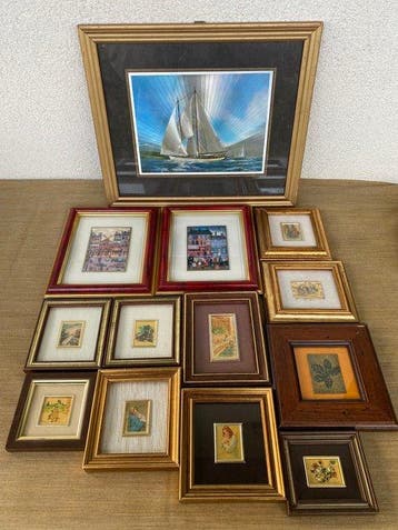 Collectie merkartikelen - 20x diverse kleine fotolijsten