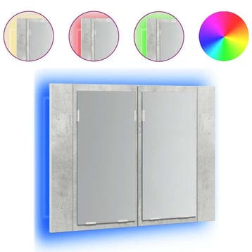 Medicijnkast RGB LED 60x45cm | Laatste Stuk!, Spiegelkast, Zo goed als nieuw, Minder dan 25 cm, Minder dan 100 cm