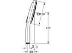 GROHE Vitalio Start 250 - Regendouche - 25 cm -, Doe-het-zelf en Verbouw, Sanitair, Verzenden, Zo goed als nieuw