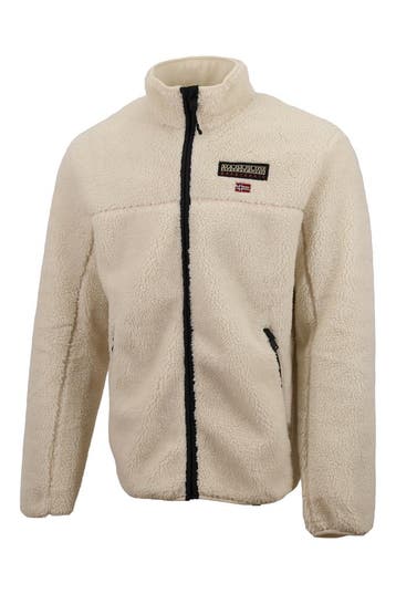 Napapijri Jas in maat L Beige, Kleding | Heren, Jassen | Winter, Verzenden, Zo goed als nieuw, Overige kleuren, Napapijri