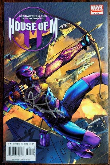 House of M #4 2005 - Signed by creator Brandon Peterson !, Nieuw