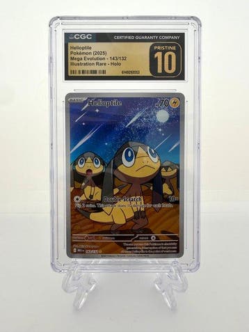 Pokémon - 1 Graded card - Helioptile - Mega Evolution -, Nieuw