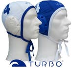 Turbo Waterpolo Cap set wit en blauw Nr. 12, Nieuw