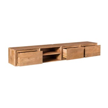 Zwevend tv meubel Ambiance Naturel | 200 cm | Starfurn, Ophalen of Verzenden, Nieuw