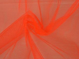 Tule – Donker oranje, 120 cm of meer, Oranje, Ophalen of Verzenden, Polyester