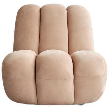 101 Copenhagen Toe Chair Nubuck - Fauteuil, Huis en Inrichting, Gebruikt, Minder dan 75 cm, Leer, Ophalen of Verzenden