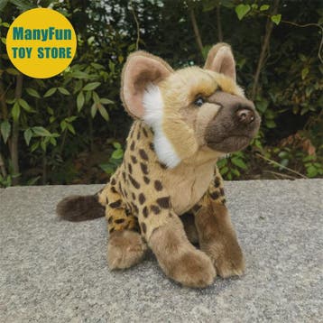 Realistische Hyena Pluche Knuffel - Levensechte Gevlekte Hye, Verzenden, Nieuw