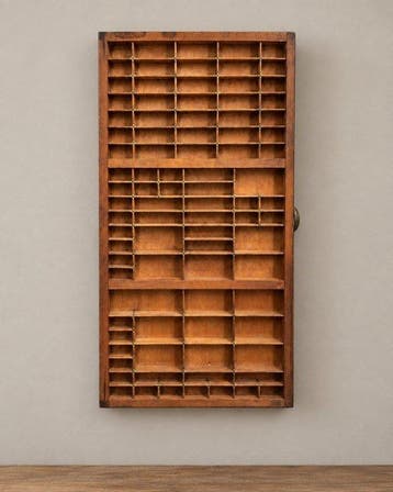 Bak - Hout - 1930-1940 - authentieke letterbak