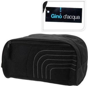 - Gino dacqua Toilettas Zwart (28x22x12cm), Sieraden, Tassen en Uiterlijk, Tassen | Damestassen, Ophalen of Verzenden, Nieuw, Zwart