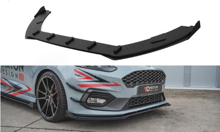 Voorspoiler Ford Fiesta Mk8 ST / ST-Line Racing Glanzend, Auto-onderdelen, Carrosserie en Plaatwerk, Ophalen of Verzenden