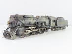 NJ Custom Brass H0 - ST-219 - Stoomlocomotief met tender (1), Nieuw