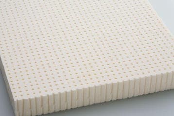 Talalay topper - 8 cm - Split - de luxe - 180/200cm, Nieuw, Tweepersoons, Wit, Overige typen