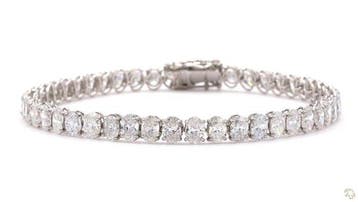 Zonder minimumprijs - Armband Platina - 17.56ct. tw. Diamant, Nieuw