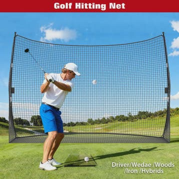 Golf Oefennet 305x217cm - Draagbaar Golf Net voor Achtertuin, Sport en Fitness, Golf, Verzenden, Nieuw