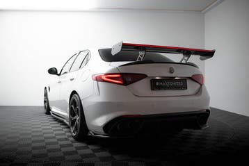 Maxton Carbon spoiler met LED Alfa Romeo Giulia Quadrifoglio, Auto diversen, Tuning en Styling, Verzenden