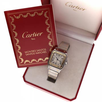 Cartier Santos Spider Dial 2961; Vintage Automatisch Ho..., Sieraden, Tassen en Uiterlijk, Overige merken, Gebruikt, Overige materialen
