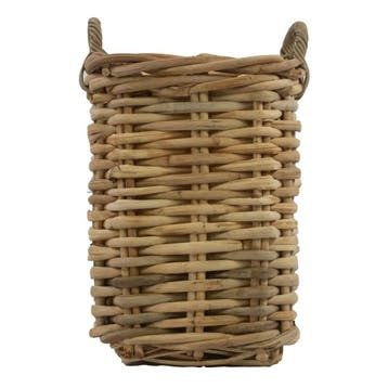 ratan mand vierkant 30x30x52cm, Verzenden, Nieuw