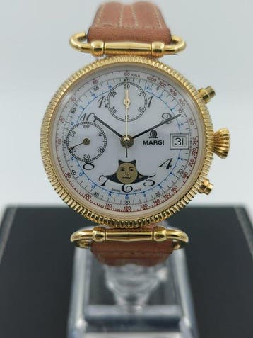 Margi - Moonphase Chronograph - Zonder minimumprijs - Heren, Nieuw
