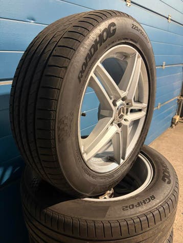 17 inch velgen Mercedes Vito met zomerbanden, Auto-onderdelen, Ophalen, Gebruikt, Banden en Velgen, 17 inch