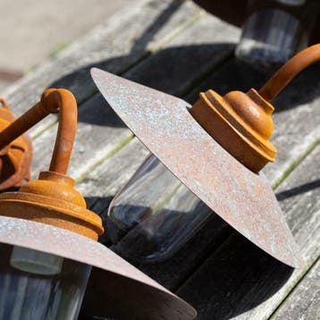 Gietijzeren stallampen, Gratis verzending! KS-Verlichting, Ophalen of Verzenden, Nieuw, Glas